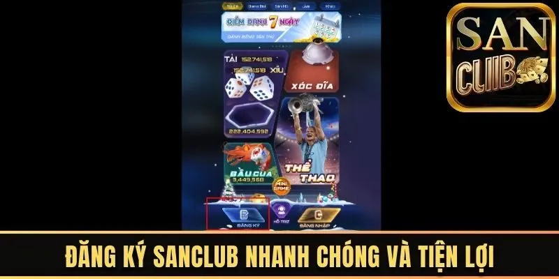 đăng ký sanclub
