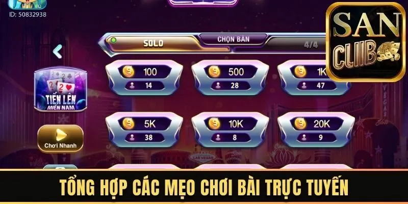 9 mẹo chơi bài trực tuyến dễ thắng nhất