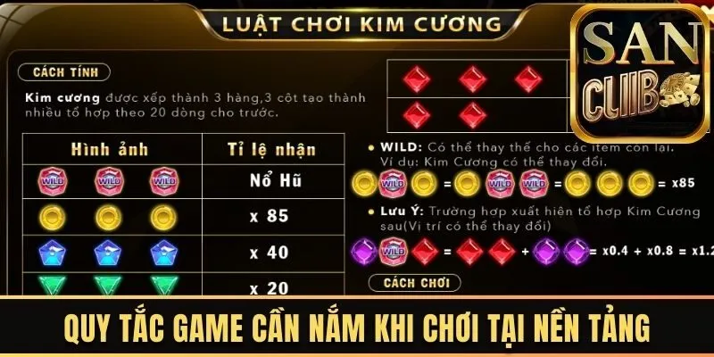Quy tắc game cần nắm khi chơi tại nền tảng